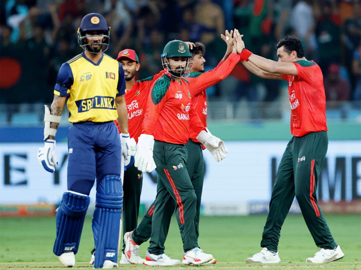 Asia Cup: Bangladesh pip Sri Lanka in first Super Fours clash in nail-biting thriller
