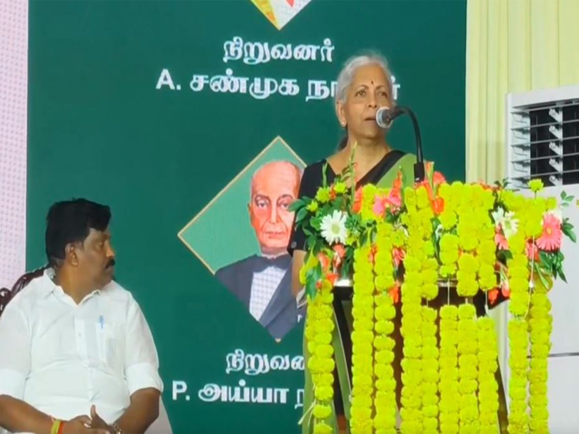 Finance Minister Sitharaman hails GST as 'revolutionary' at Thoothukudi matchbox industry's centenary celebration