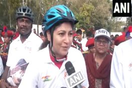 "Ranchi will be cycling capital of India": International track cyclist Gauri Mishra at Sansad Khel Mahotsav