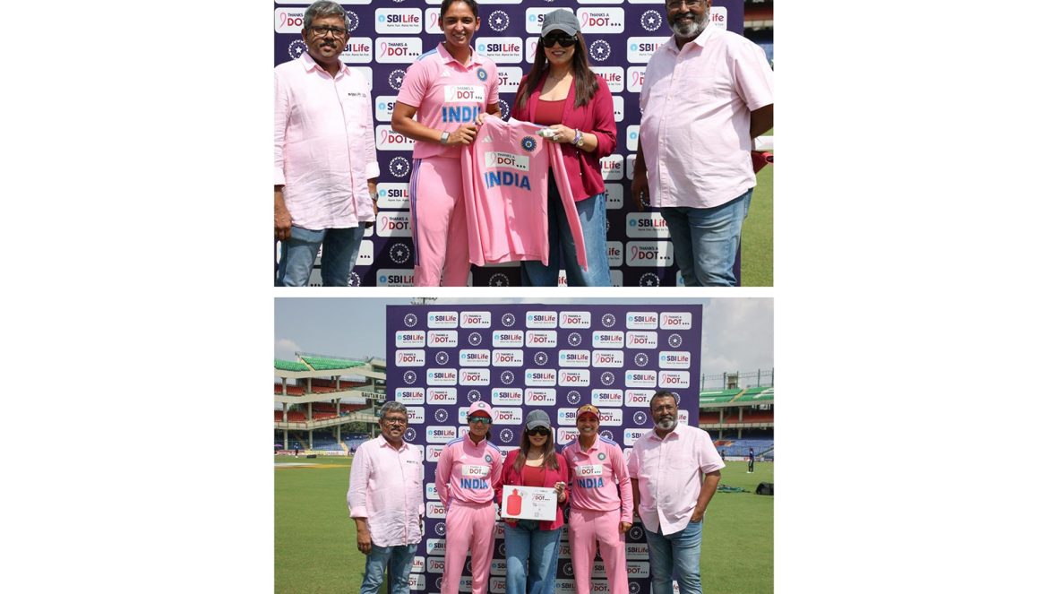 SBI Life & BCCI drive breast cancer awareness with 'Thanks-A-Dot' as Indian Women's Cricket Team don pink jerseys in IND vs AUS