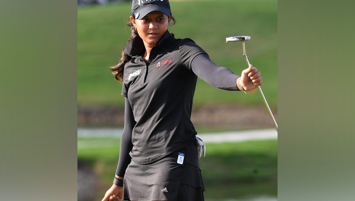Pranavi, Hitaashee are tied for 47th place in La Sella Open on LET