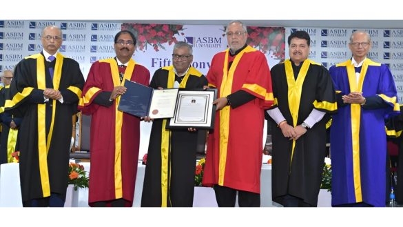 Ravindra Chamaria Receives Honorary Doctorate from ASBM