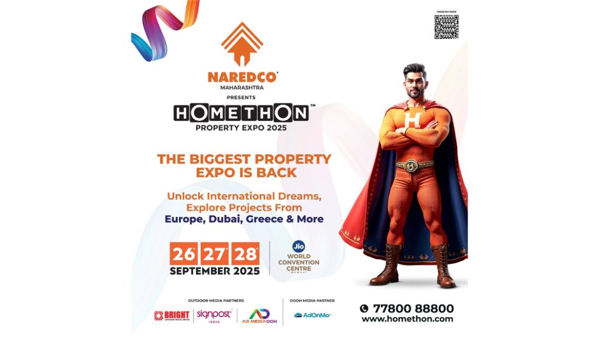 NAREDCO Maharashtra announces HOMETHON Property Expo 2025 and unveils Mr. HOMETHON