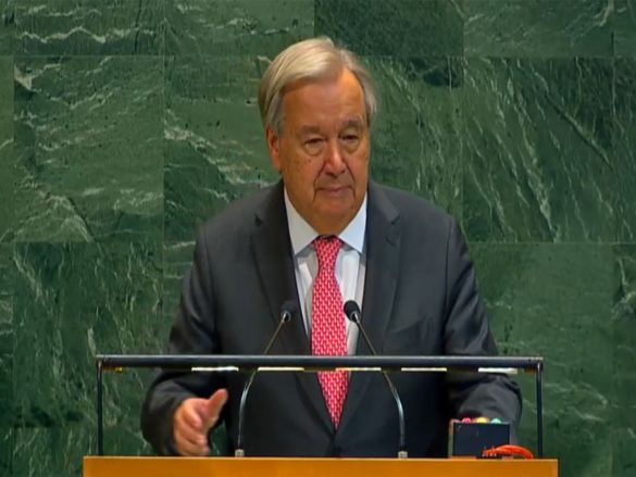 "Statehood for Palestinians is a right, not a reward": UN Secretary-General Antonio Guterres