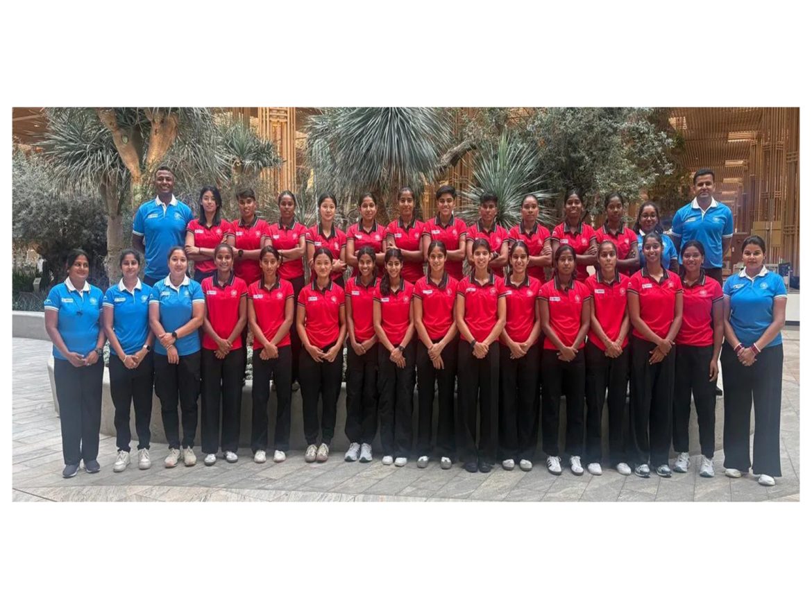 Indian Junior Women's Hockey Team leaves for five-match series in Australia