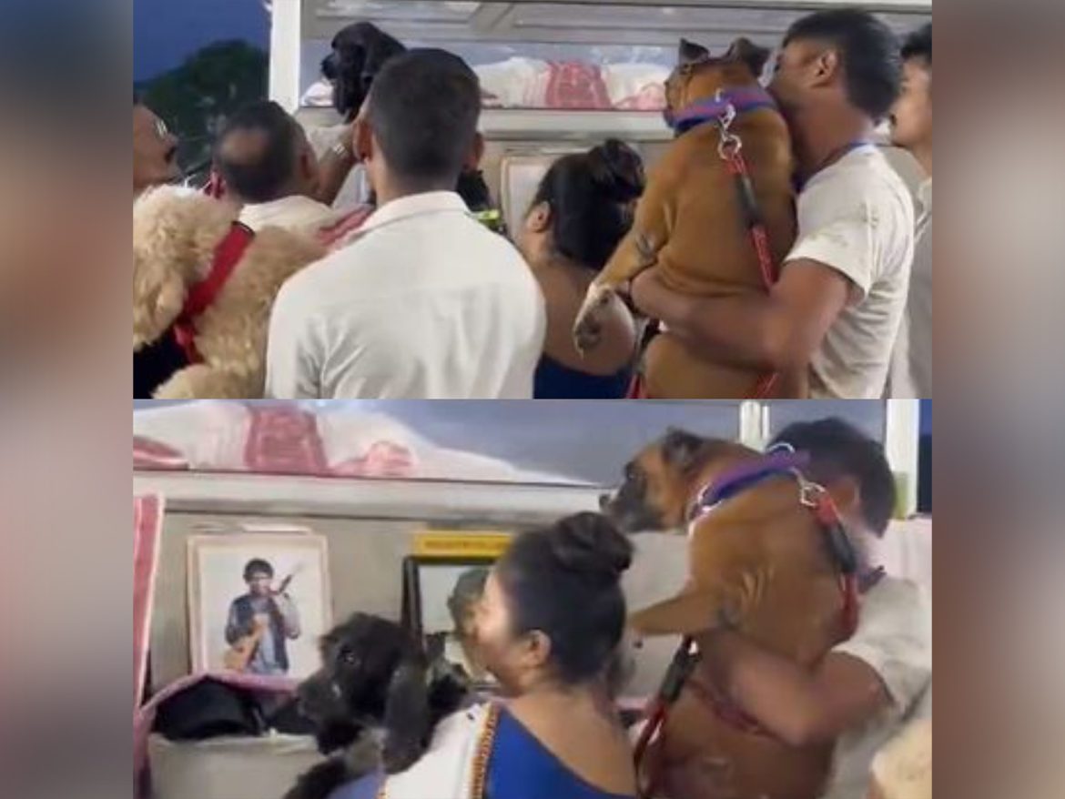 When Zubeen Garg's canine companions joined in for the last goodbye, Assam CM shares emotional moment