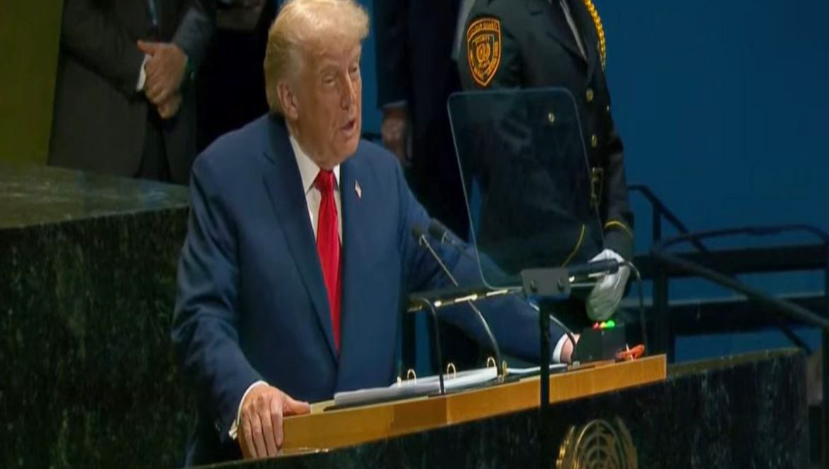 "We have to stop the war in Gaza immediately": Trump at UNGA