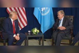 Trump meets UN chief Guterres, reaffirms US support for UN's peace efforts