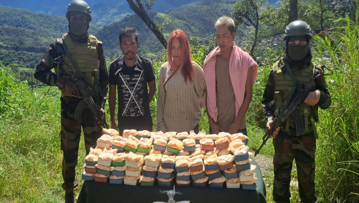 Assam rifles seize 1.377 kilograms of heroin at Zokhawthar, Mizoram