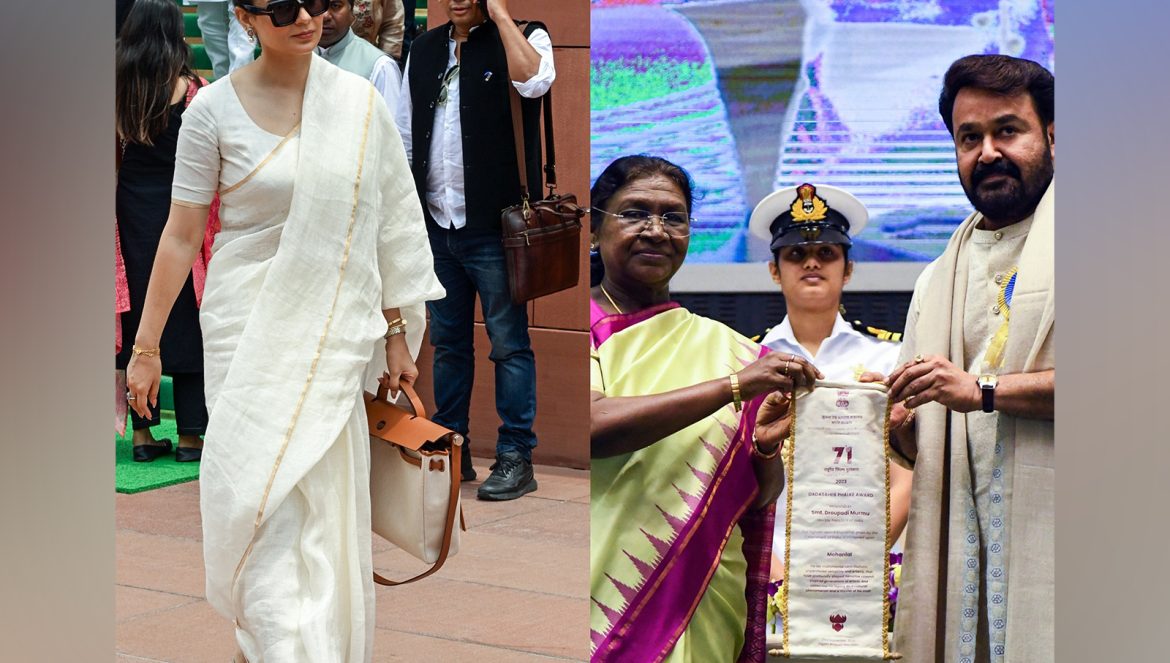 "We feel good to see our seniors being awarded": Kangana Ranaut on Mohanlal's Dadasaheb Phalke Award honour