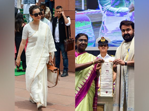 "We feel good to see our seniors being awarded": Kangana Ranaut on Mohanlal's Dadasaheb Phalke Award honour