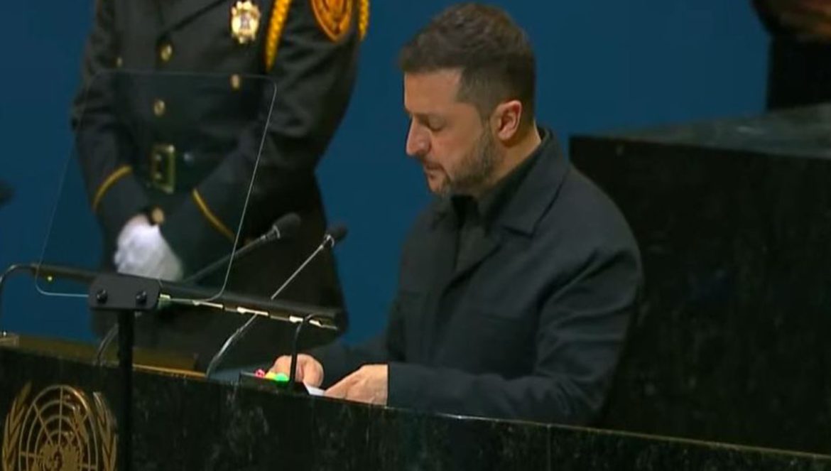 "We are living through the most destructive arms race in human history": Ukrainian President Volodymyr Zelenskyy at UNGA