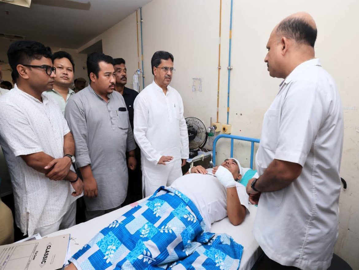 Tripura CM Manik Saha visits injured BJP workers at hospital, vows strict action