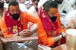 Sanjay Dutt offers prayers at Ujjain's Mahakaleshwar Temple, attends Bhasm Aarti