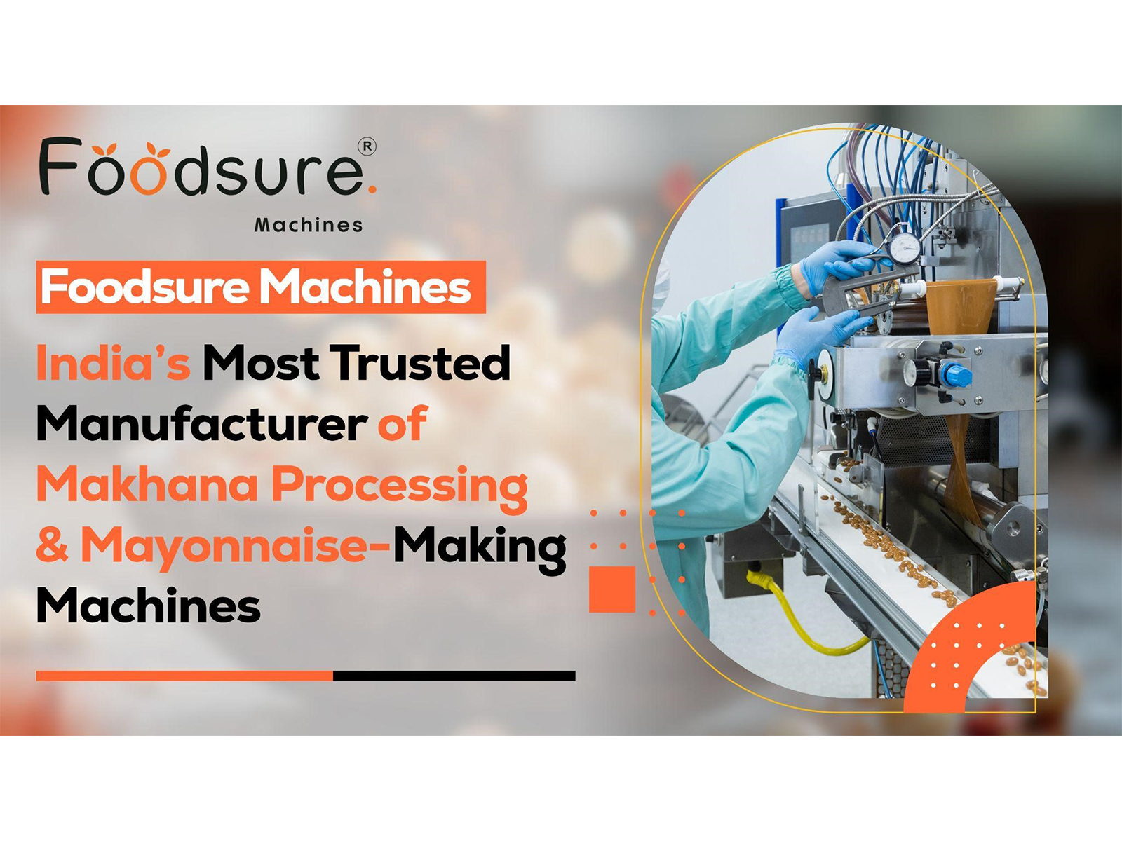 Foodsure Machines – India’s Most Trusted Manufacturer of Makhana Processing & Mayonnaise-Making Machines 