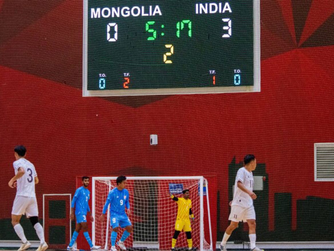 Scoreboard in Kuwait that lit up India's futsal dreams
