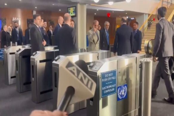 Pak PM Shehbaz Sharif confronted by ANI on cross-border terrorism before his UN speech, watch reaction