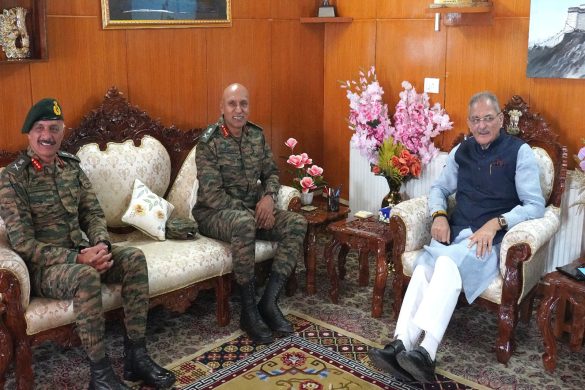 Ladakh LG reviews security situation with Northern Command Chief, Fire & Fury Corps GOC
