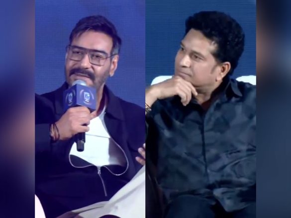 Ajay Devgn joins cricket legend Sachin Tendulkar at ISPL event, says "Very happy to be part of family"
