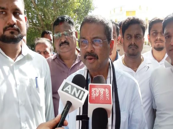 "Foundation of New Odisha will be laid with development of this area…": Dharmendra Pradhan on visiting Dhauli Hill