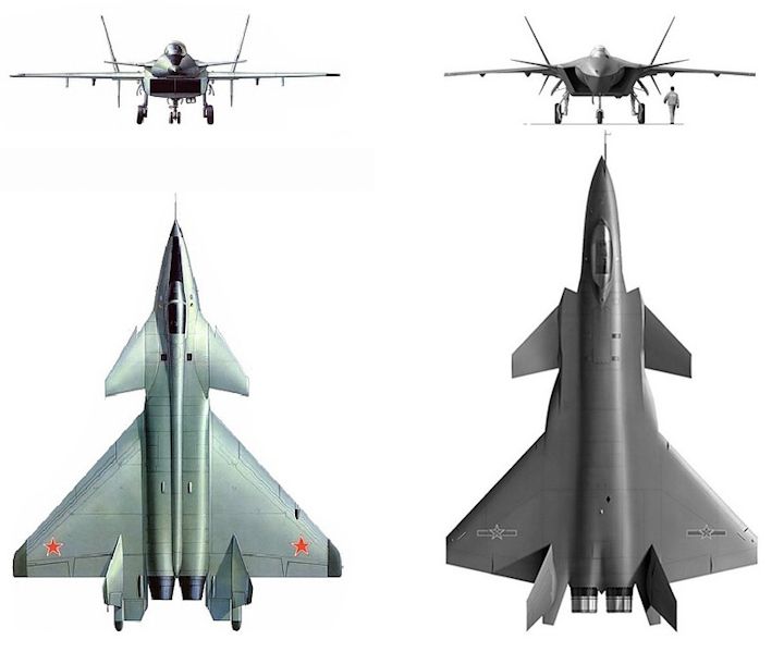 Weapon bays on the J-20 and Su-57 reveal their offensive capabilities. - Photo Gallery