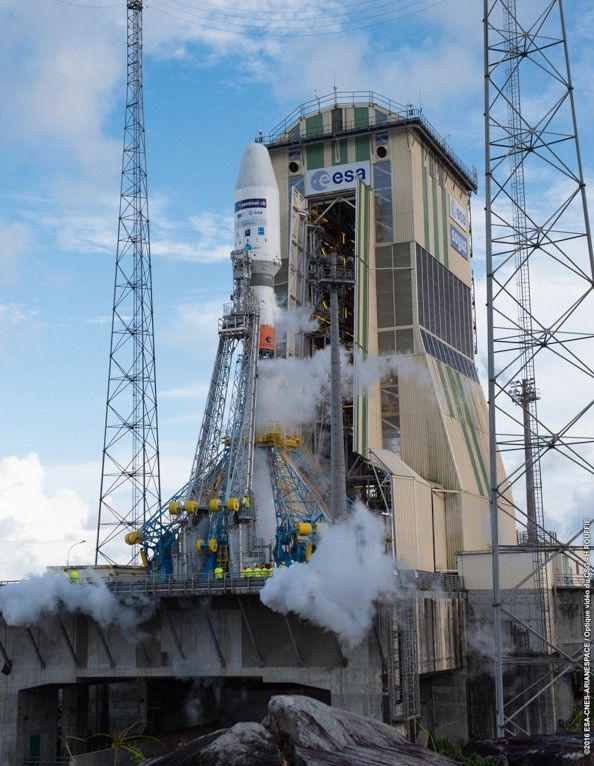A Soyuz rocket prepares for launch showcasing Russia’s historic role in space. - Photo Gallery