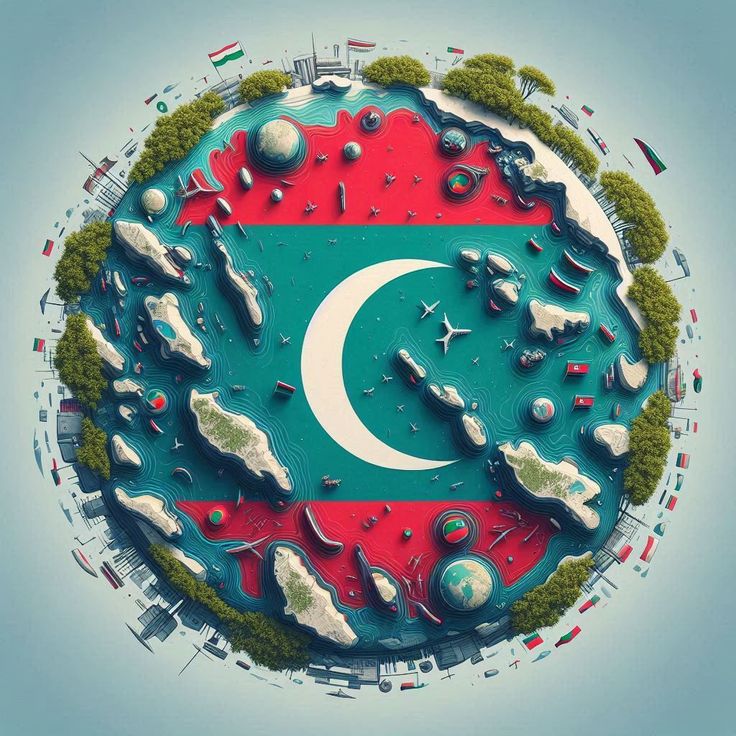 Maldives air base with helicopters and small planes - Photo Gallery