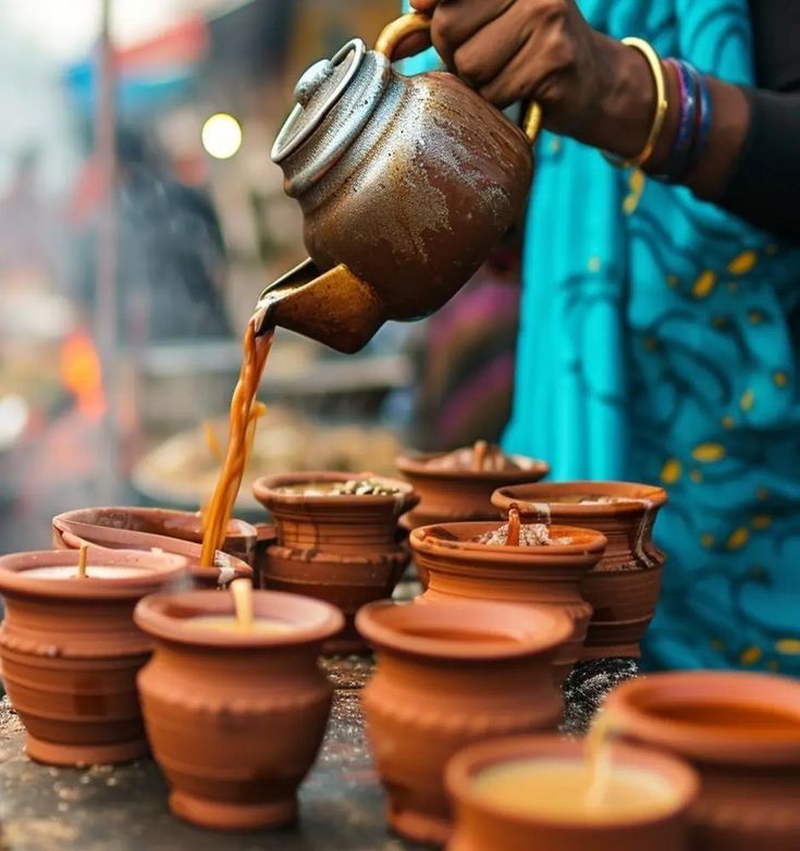 A steaming cup of masala chai warms rainy days - Photo Gallery