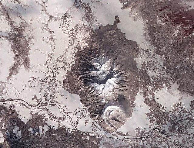 Aerial view capturing Kamchatka Peninsula’s - Photo Gallery