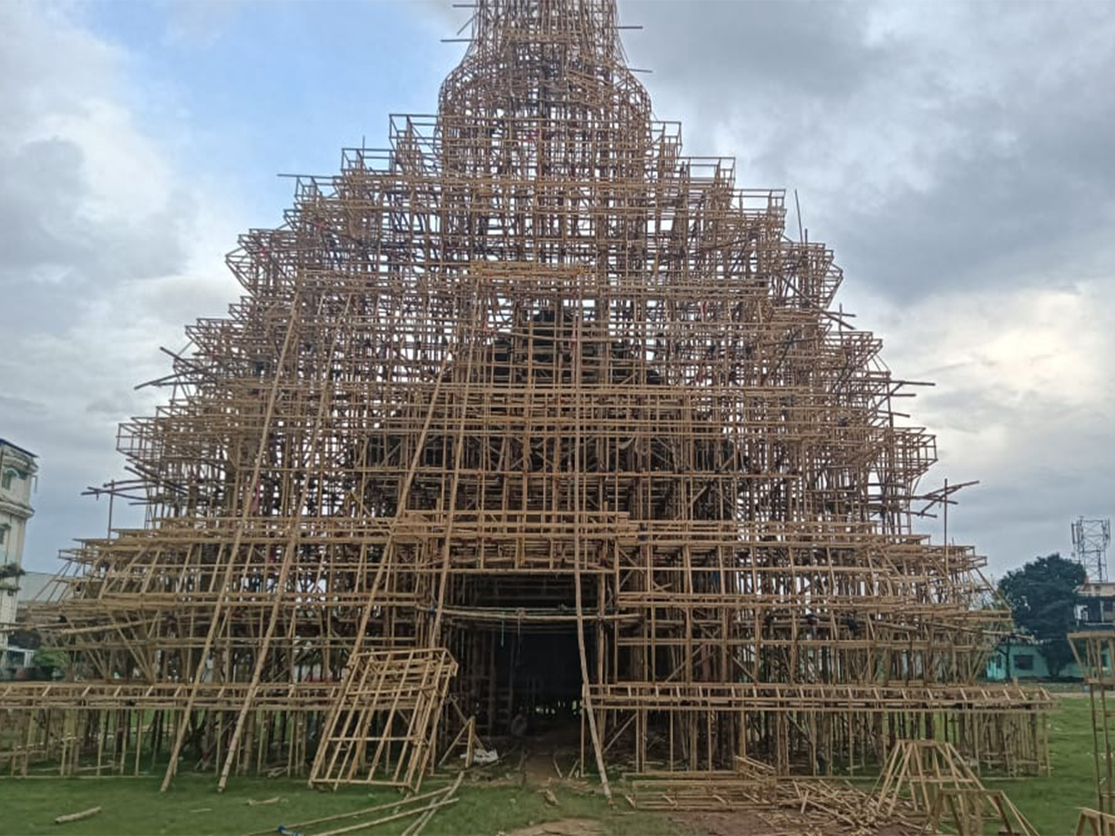 Grand Durga Puja celebrations in Agartala (Photo/ANI)
