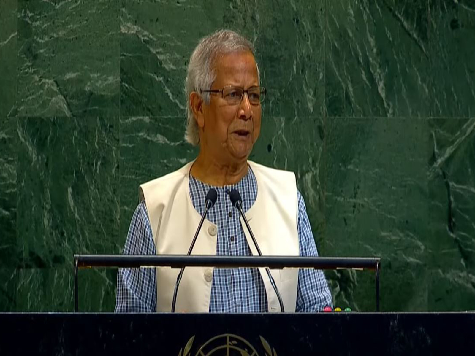 Bangladesh interim leader Muhammad Yunus addresses UNGA amid protests (Photo/UN YouTube)