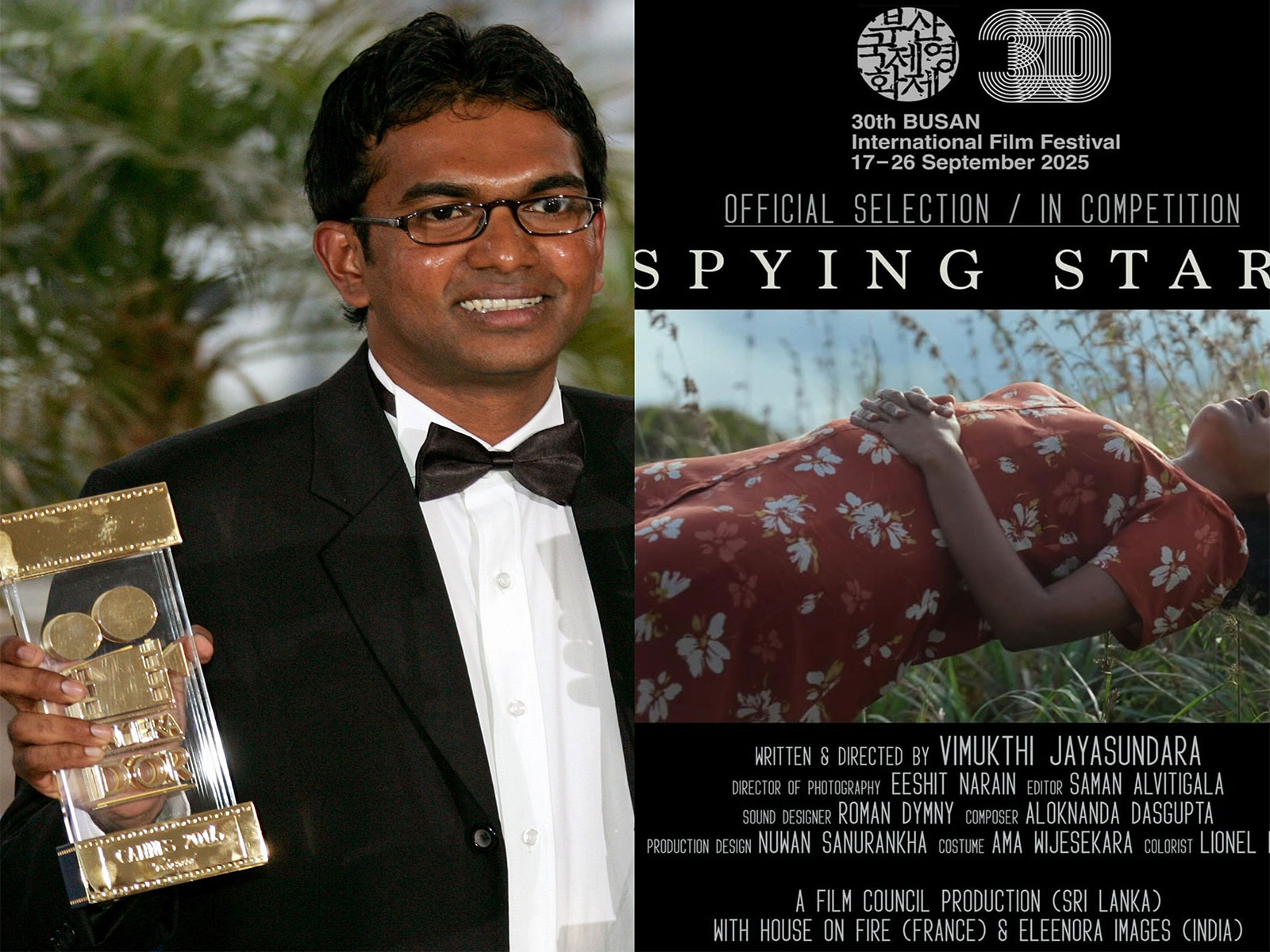 Cannes winner director Vimukthi Jayasundara's 'Spying Stars' trailer out ahead of its Busan International Film Festival world premiere