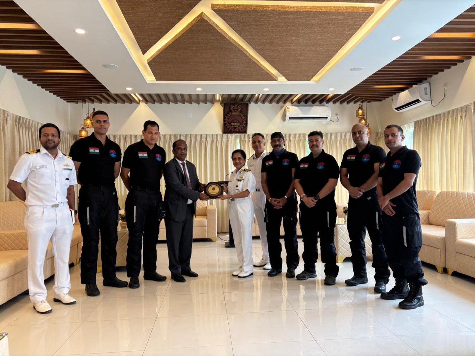 Shri Rahul Patil & Lt Col Dr. Vishal Chopra Lead Historic Tri-Services Lord Buddha Circuit Motorcycle Expedition