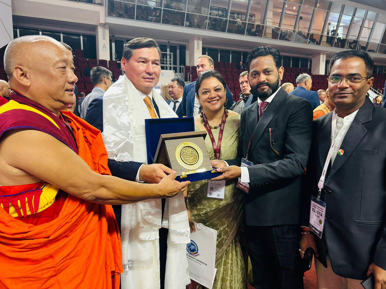 Scholars, Sangha Members discuss Buddhism at a Forum in Kalmykia, Russia (Photo/ International Buddhist Confederation)