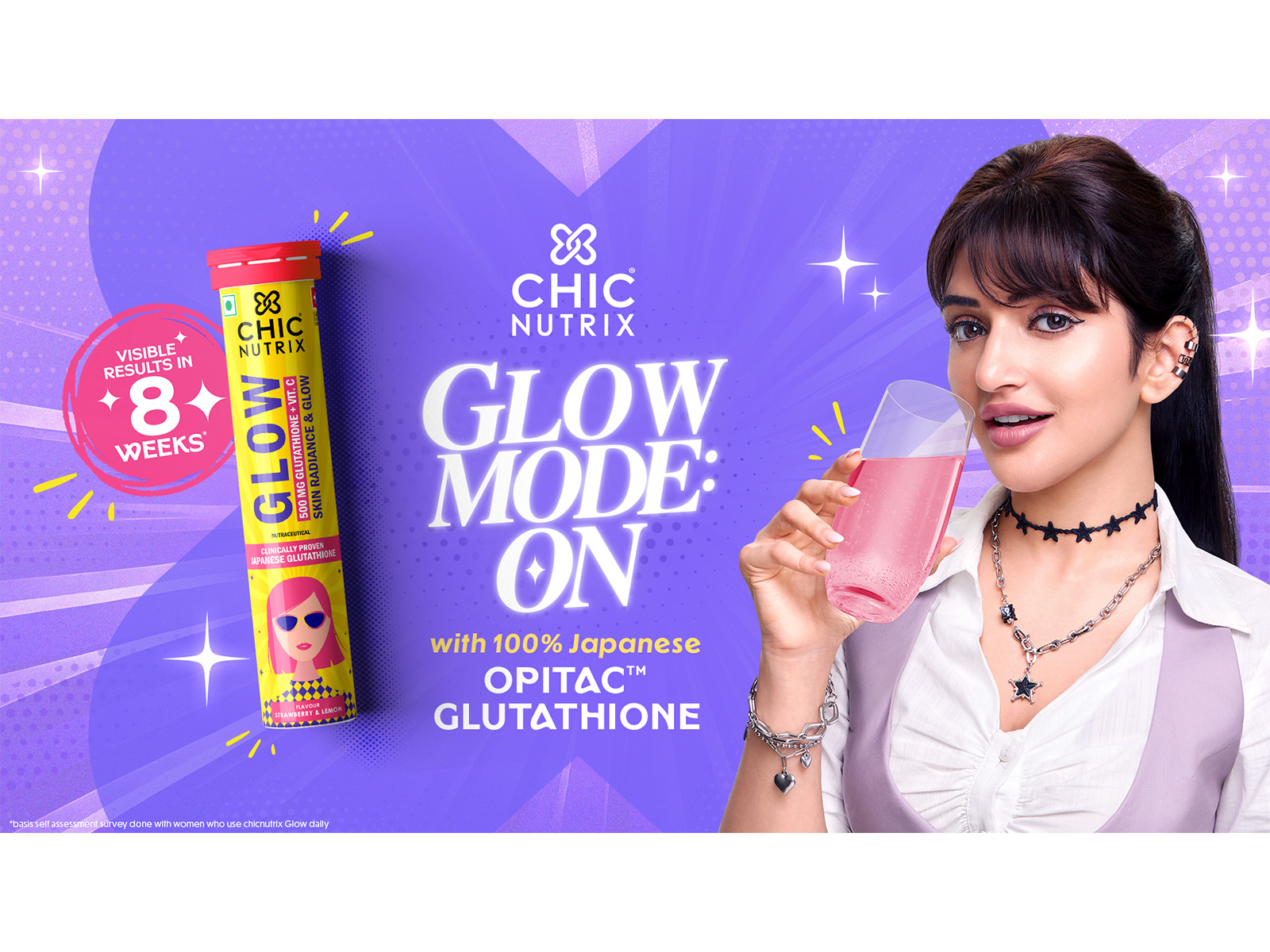 Sreeleela Shines in Chicnutrix's 'Glow Mode On' Campaign, Blending Science with Beauty