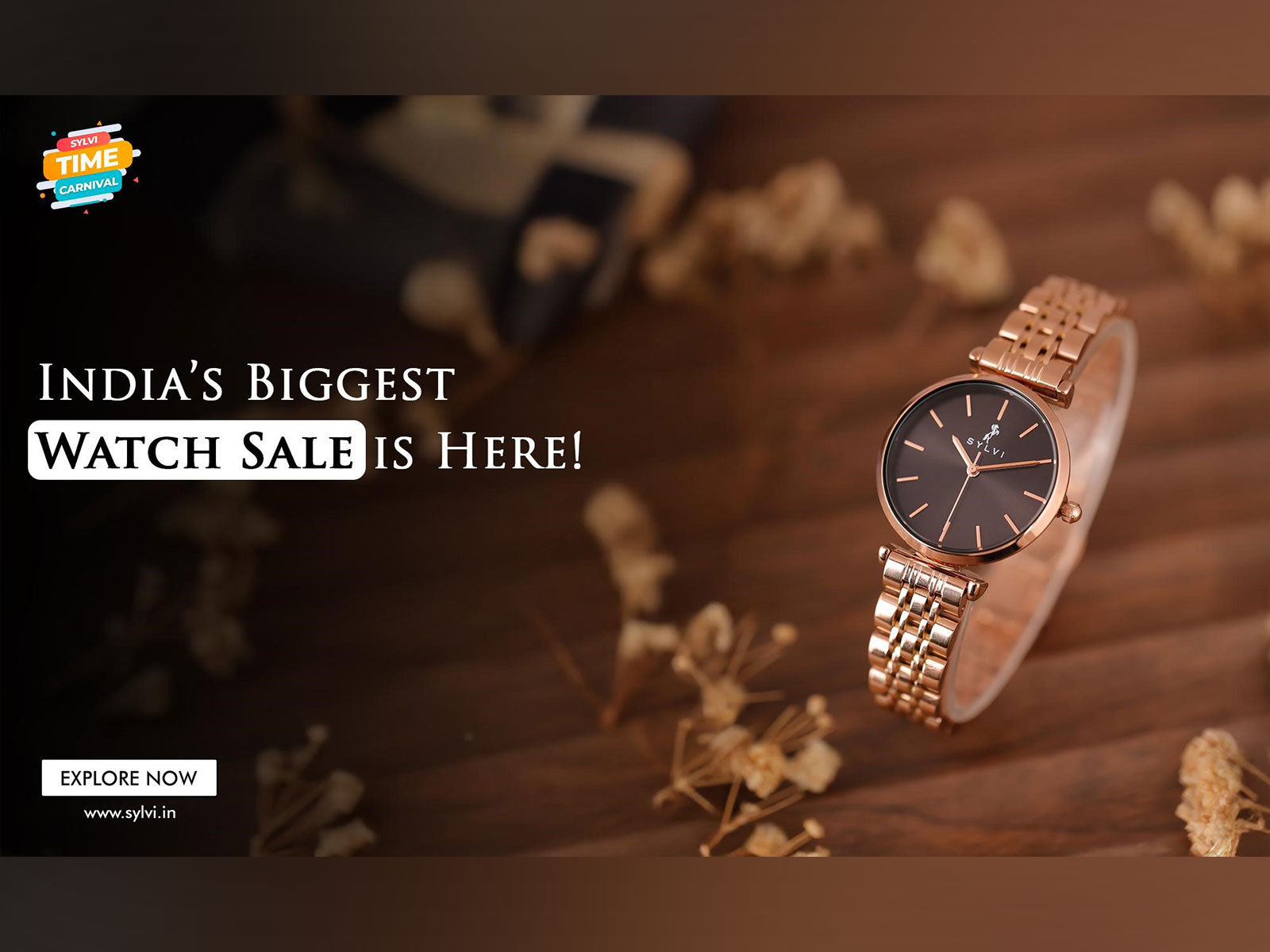 Sylvi Time Carnival 2025 – India’s Biggest Anniversary Watch Sale