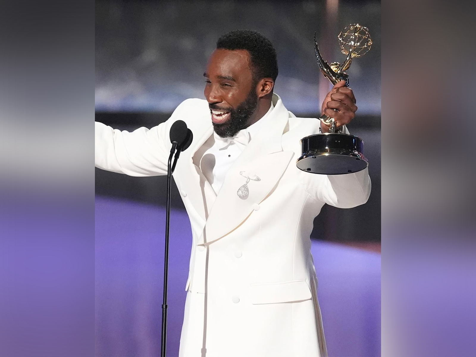 Tramell Tillman becomes first black actor to win Supporting Drama Emmy for 'Severance'