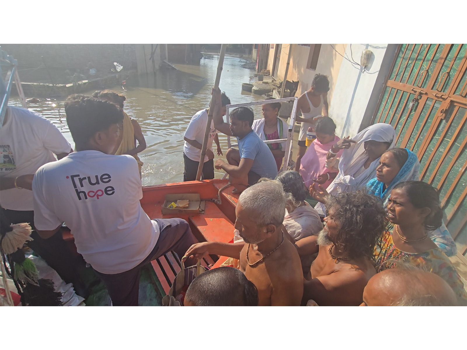 True Hope Foundation Becomes The First Crowdfunding Platform to Lead Flood Relief in Vrindavan with 18 Rescue Boats