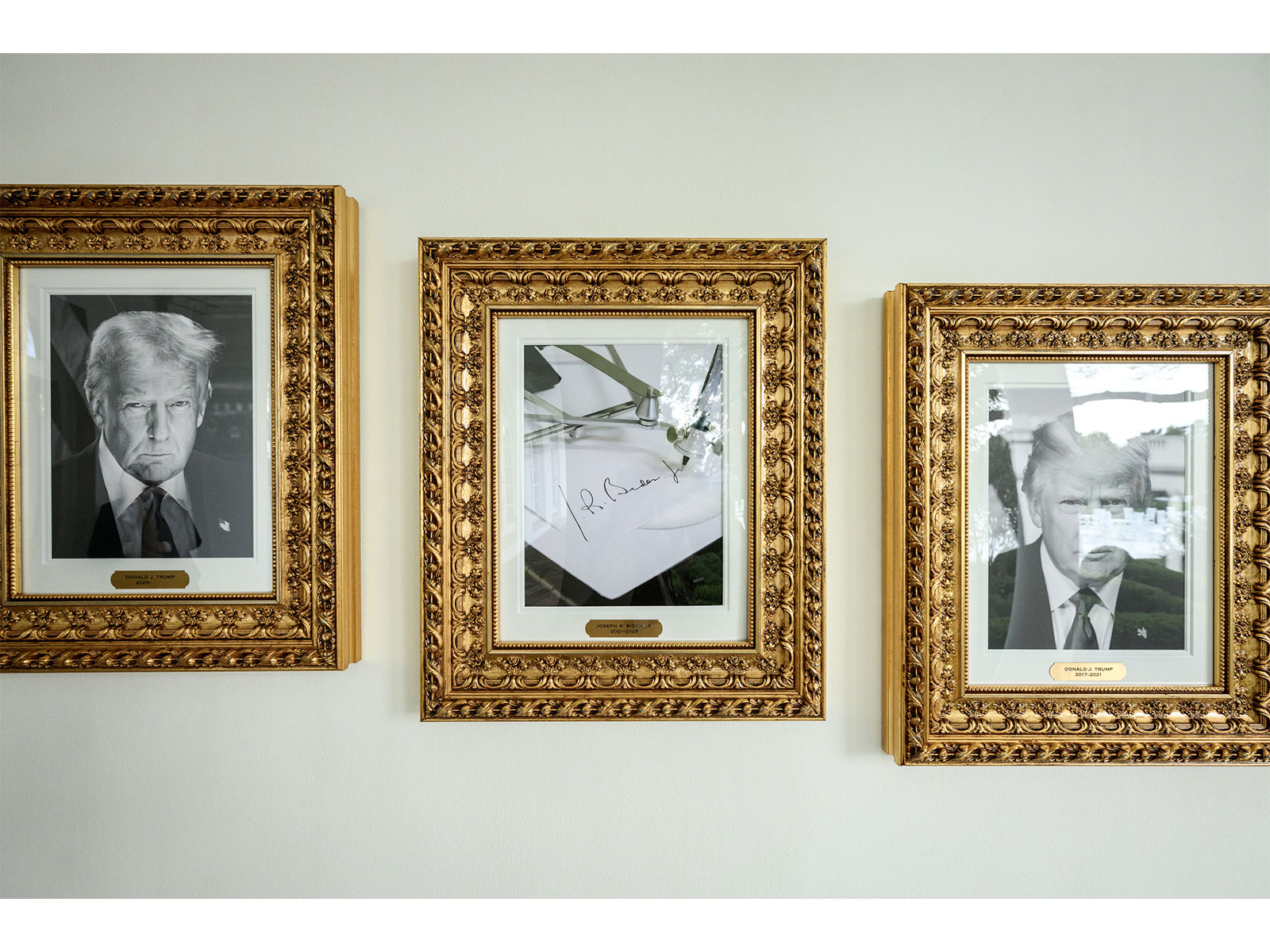 Trump swaps Biden portrait with autopen image in Presidential Walk of Fame (Photo:X/@WhiteHouse)