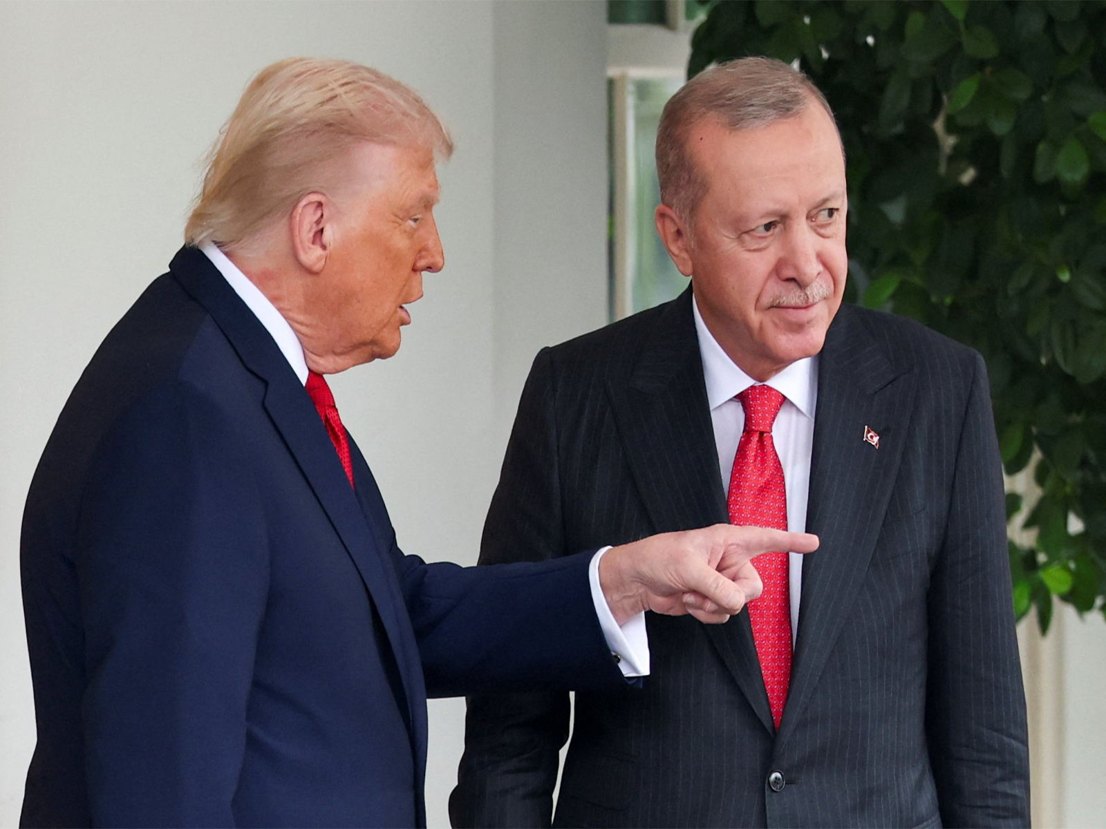 US President Donald Trump with Turkish President Recep Tayyip Erdogan (Photo/Reuters) 