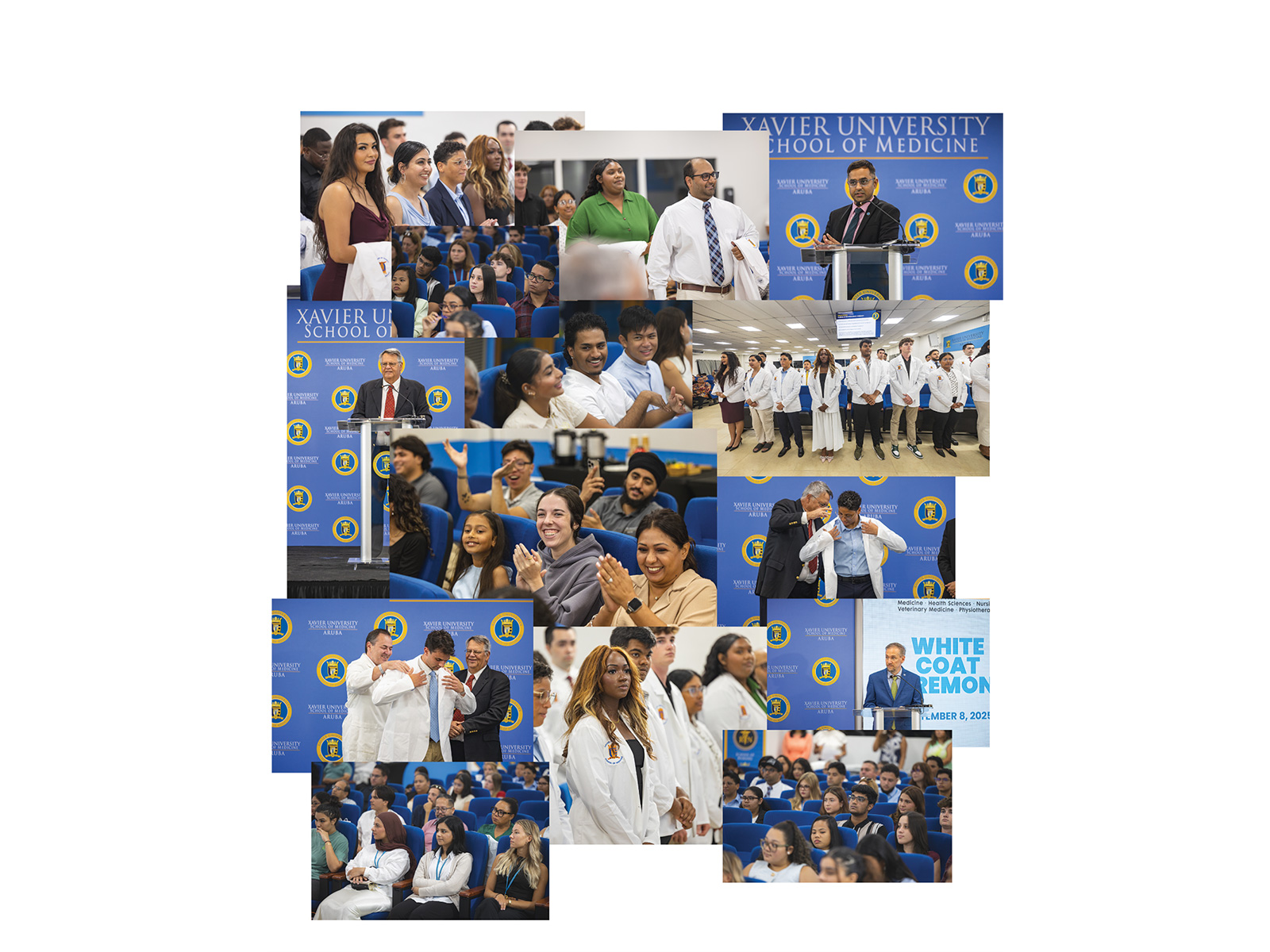 Xavier University School of Medicine – Aruba welcomes Fall 2025 Medicine, Veterinary, and Nursing cohort with Orientation & White Coat Ceremony