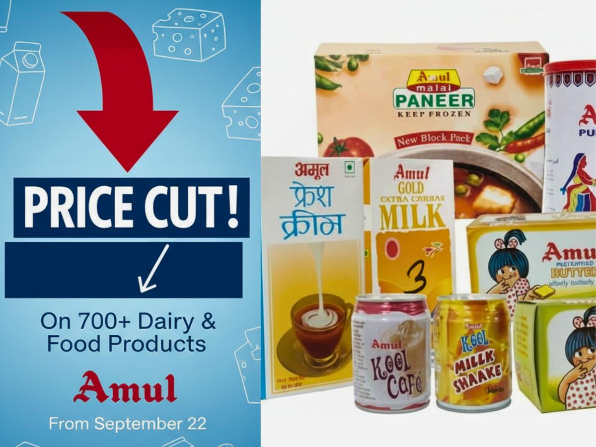 Amul Cuts Prices on 700+ Dairy and Food Products from September 22 | Check Full List