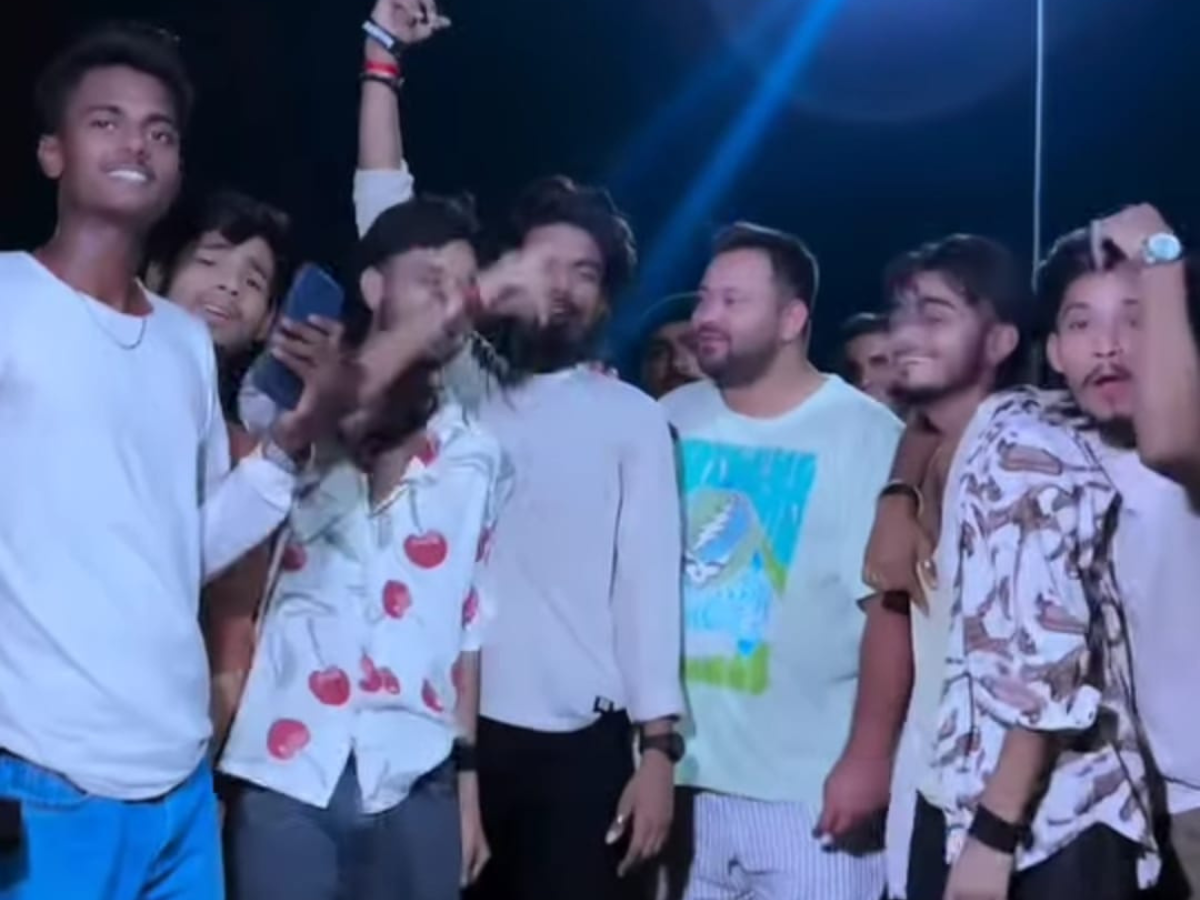 Tejaswi Yadav’s Video from Patna Marine Drive Goes Viral: Watch Now