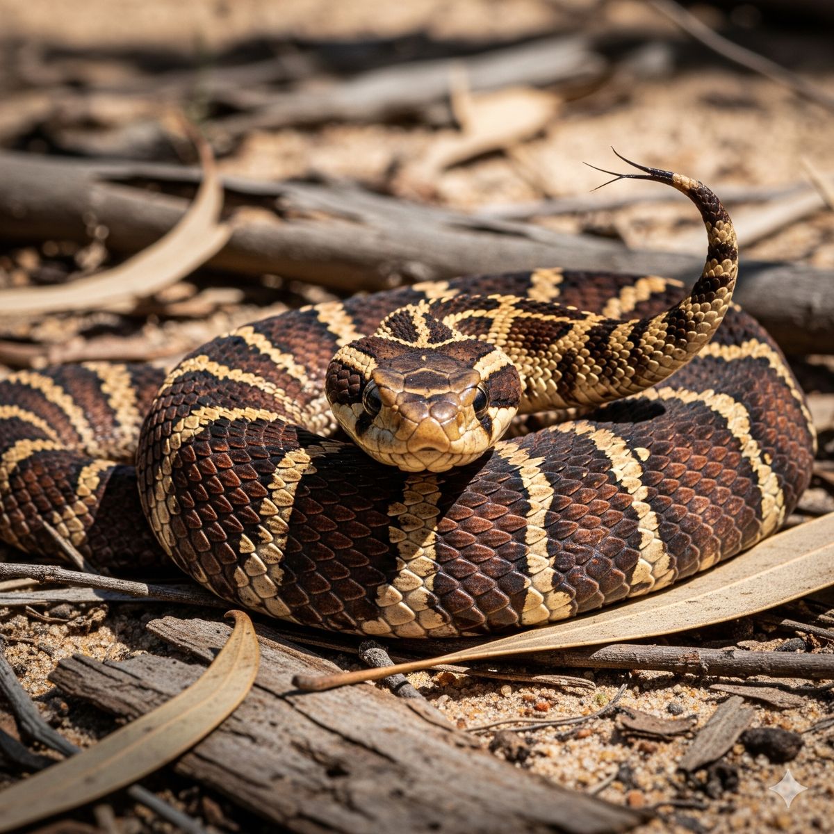 Lake Wylie’s dock area with water snakes near the shoreline. - Photo Gallery