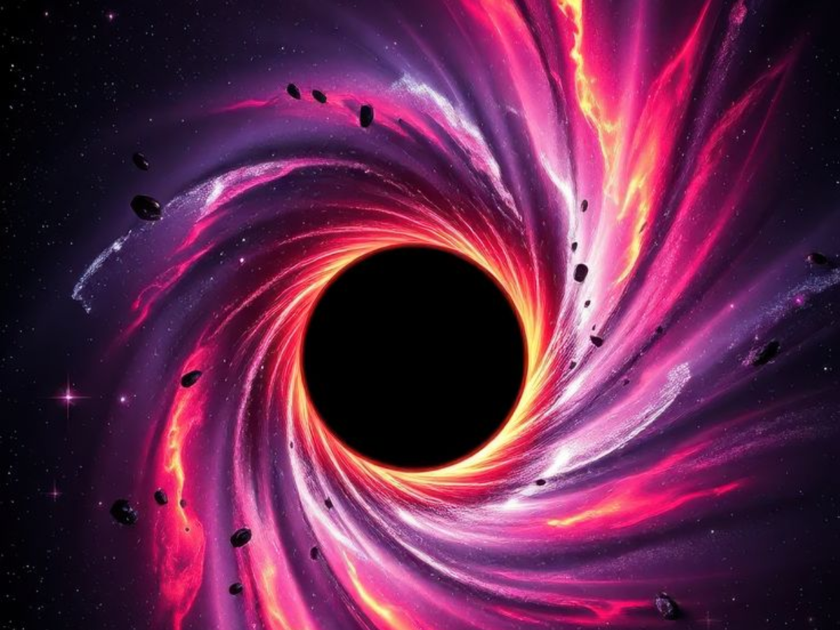 Astronomers Unlock Black Hole Secrets Using Rare Double-Lensing