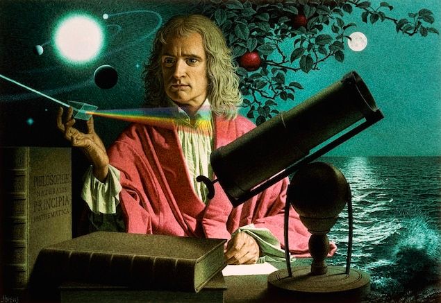 Isaac Newton’s reflecting telescope built in 1668. - Photo Gallery