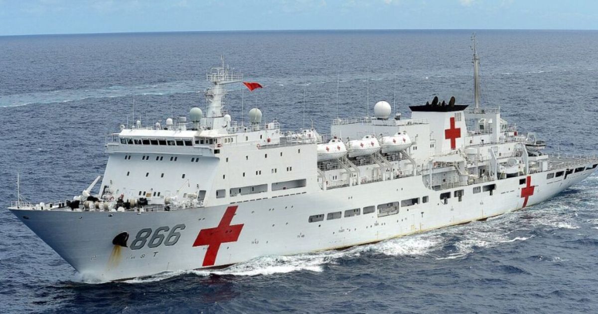 China’s Hospital Ship Docks In America’s Backyard, But What’s the Real Mission?