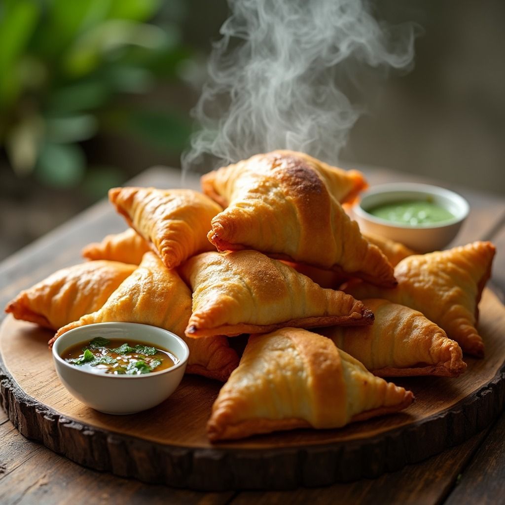 Crispy samosas filled with spice monsoon’s best bite. - Photo Gallery
