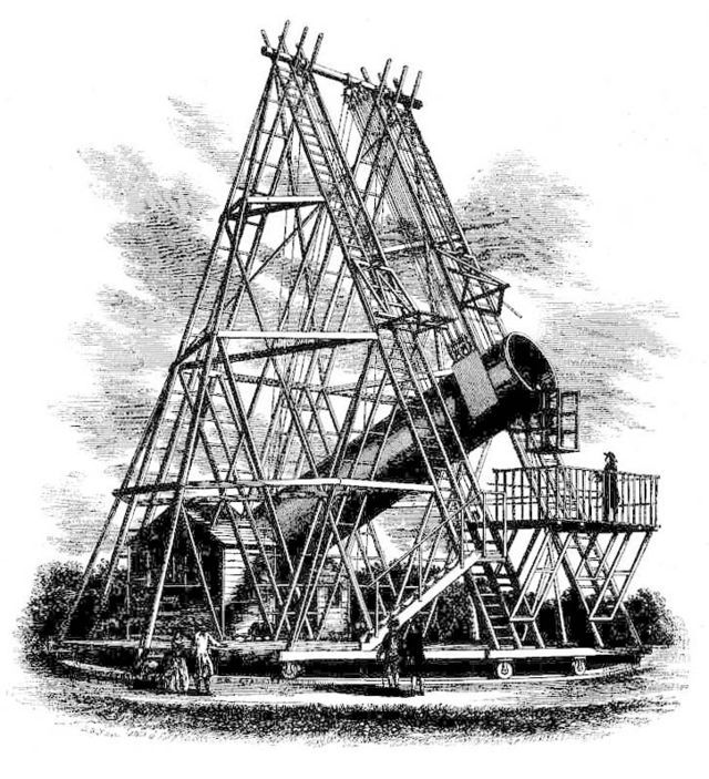 Herschel’s 40-foot telescope, world’s largest in 1789. - Photo Gallery