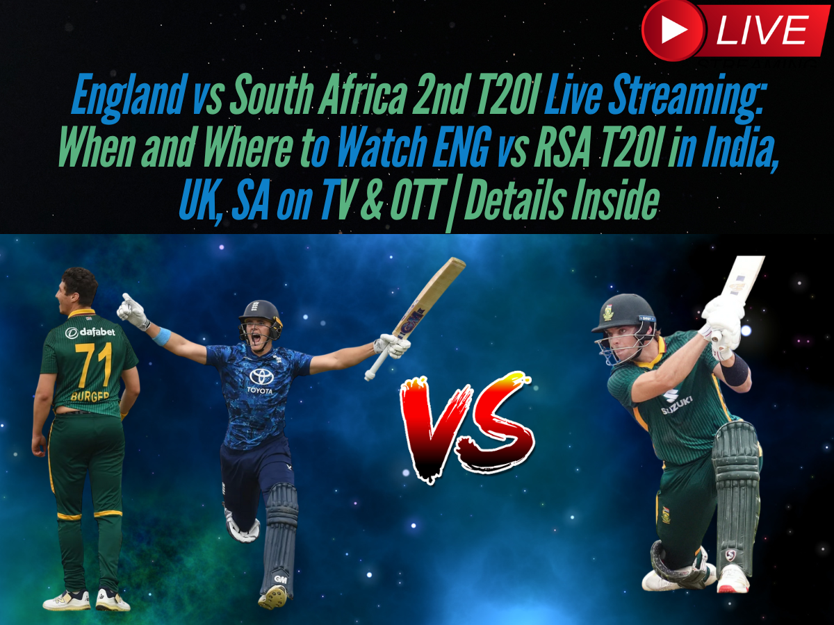 England vs South Africa 2nd T20I Live Streaming: When and Where to Watch ENG vs RSA T20I in India, UK, SA on TV & OTT | Details Inside